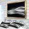 Designart - Glittering Silver Pattern - Abstract Framed Canvas art print